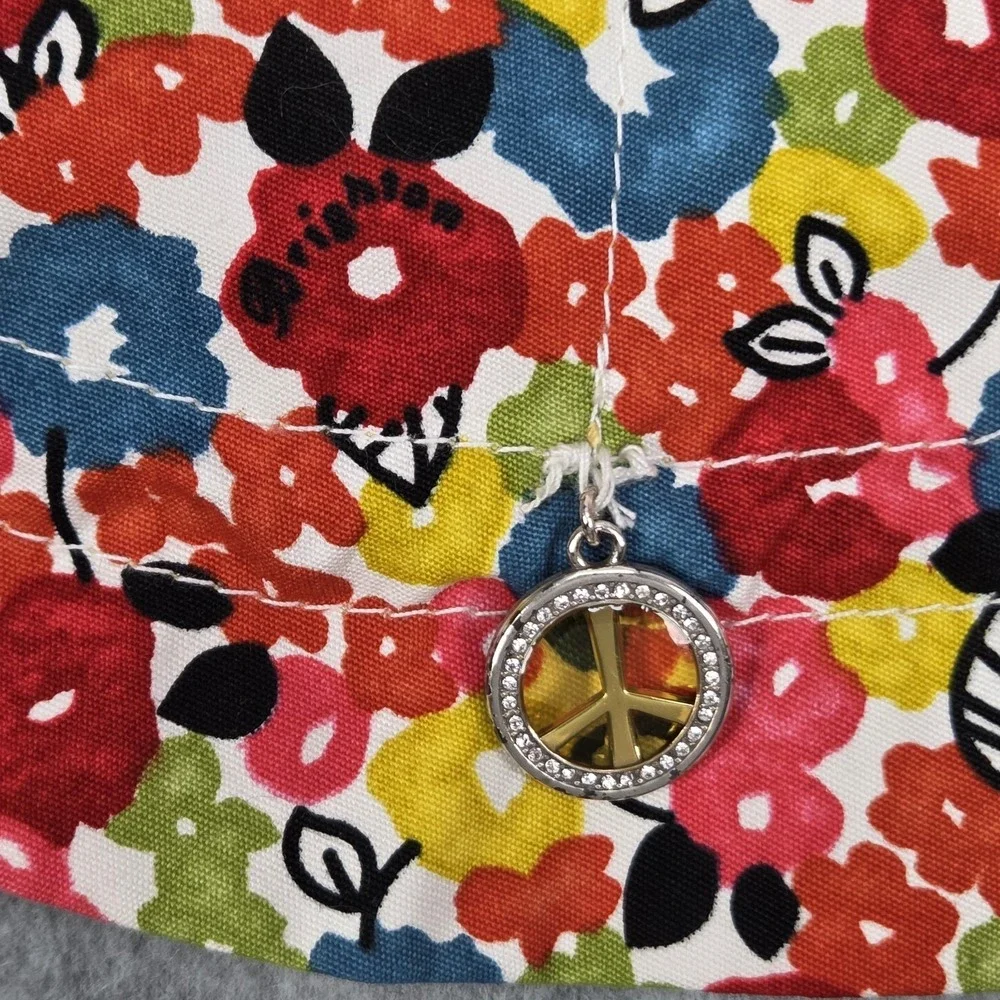 Brighton Floral Drawstring Jewelry Pouch Travel Organizer